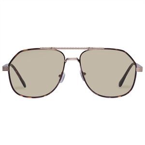 Aire NWT Cosmos - Bright Gold Khaki Tint Sunglasses